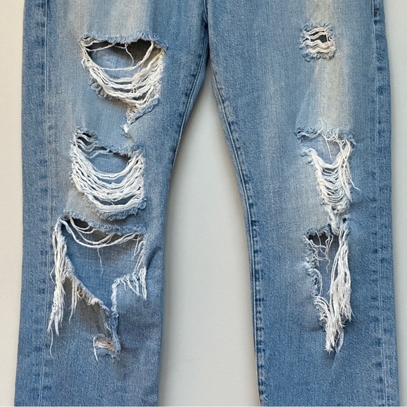 Frame Le Grand Garçon Distressed Boyfriend Jeans – Size 26 - Picture 5 of 15